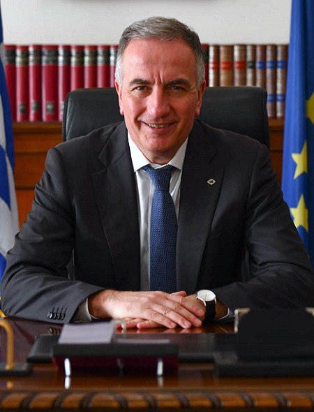 <h4>Σταύρος Καλαφάτης</h4> Υφυπουργός Εσωτερικών, Aρμόδιος για θέματα Μακεδονίας - Θράκης